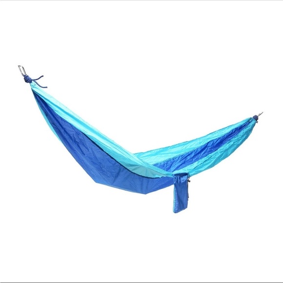The Unbranded Brand Other - Blue Two-Tone Hammock with net
